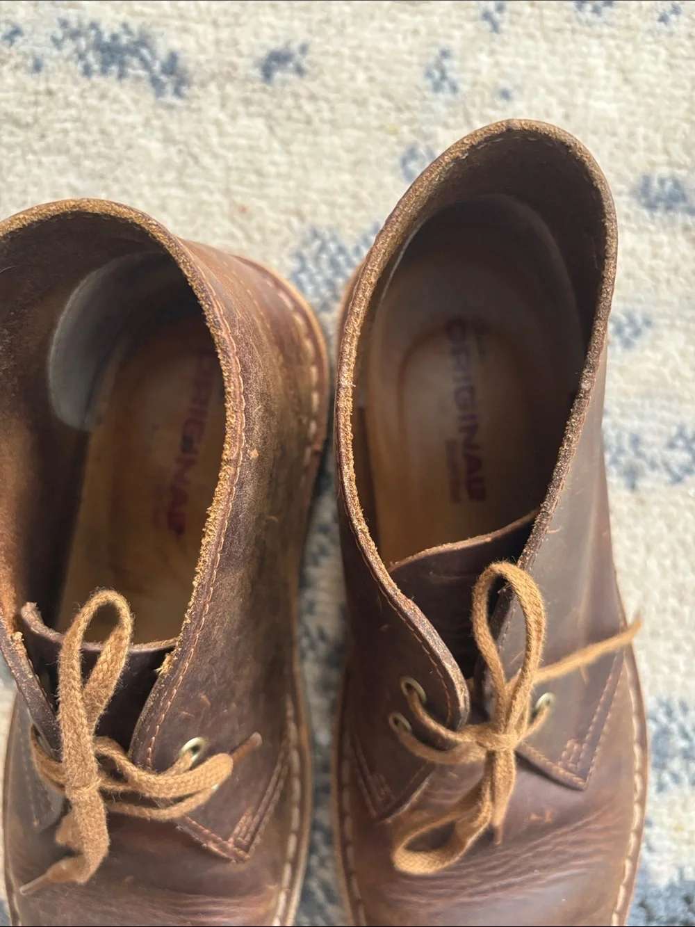 Clarks Men's Brown Leather Chukka Boots